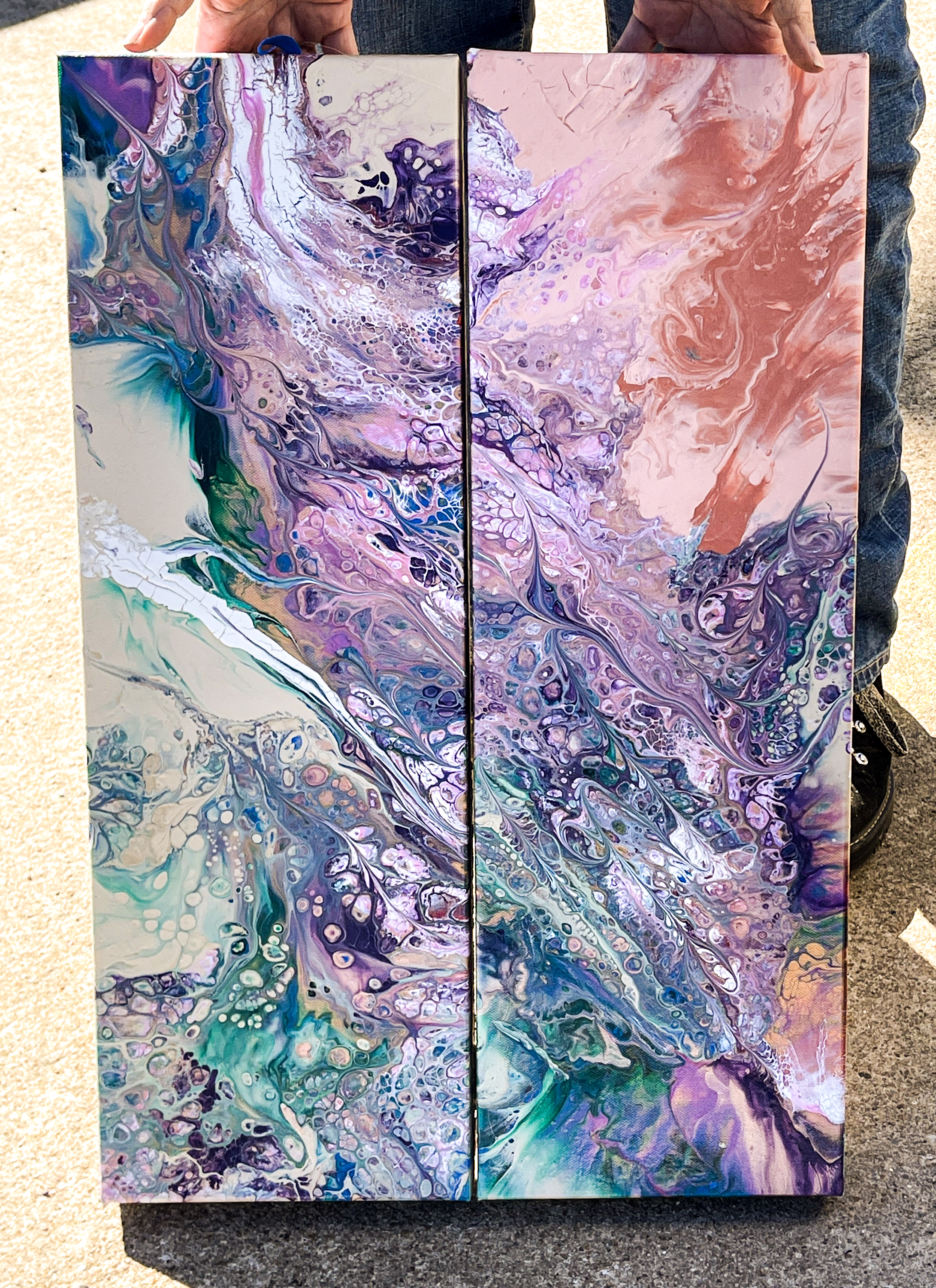 Acrylic Pour Artist Venetta Doughty