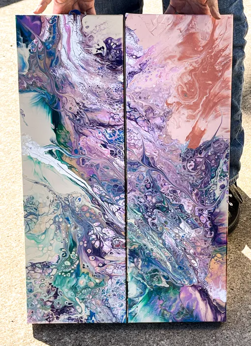 Acrylic Pour Artist Venetta Doughty