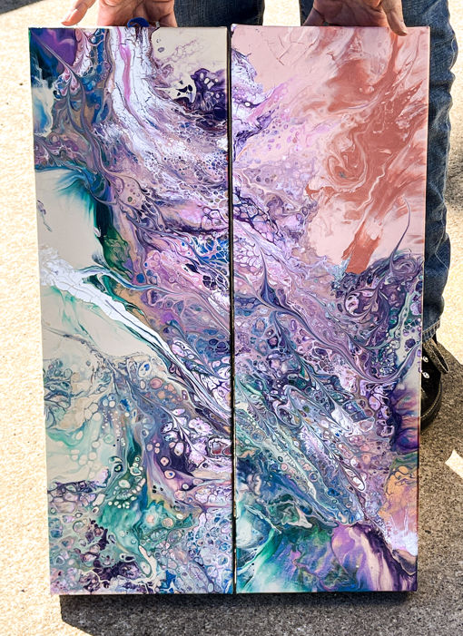 Acrylic Pour Artist Venetta Doughty