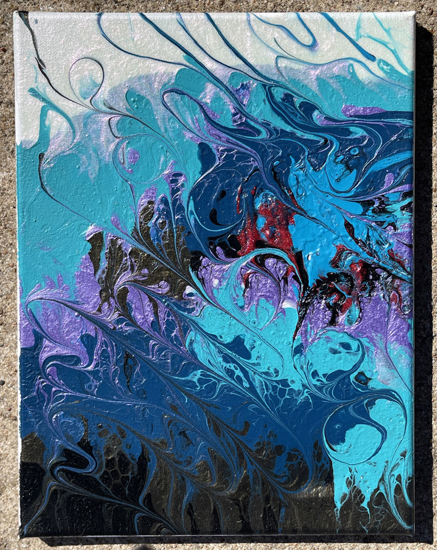 Acrylic Pour Artist Venetta Doughty