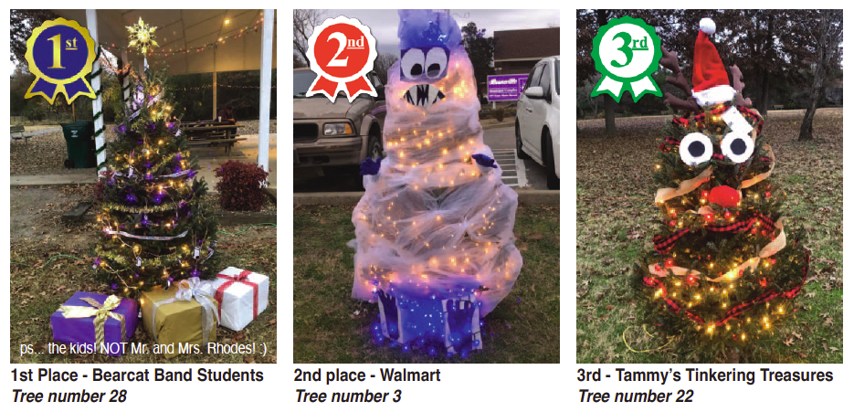 2021 Christmas Tree Winners