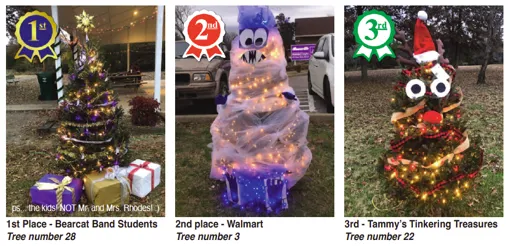 2021 Christmas Tree Winners