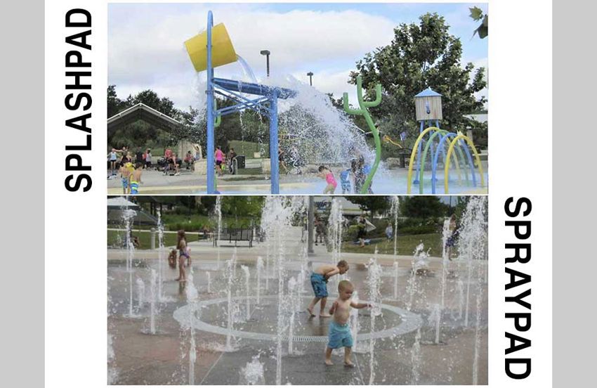 Splashpad vs Spraypad
