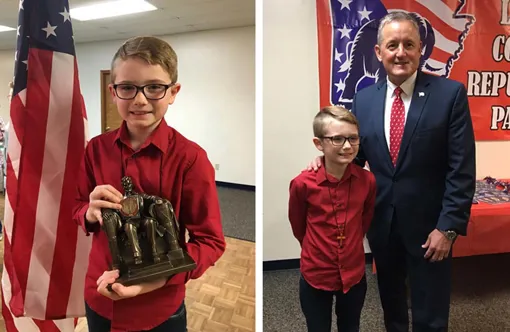 Blake Barham and Congressman Bruce Westerman