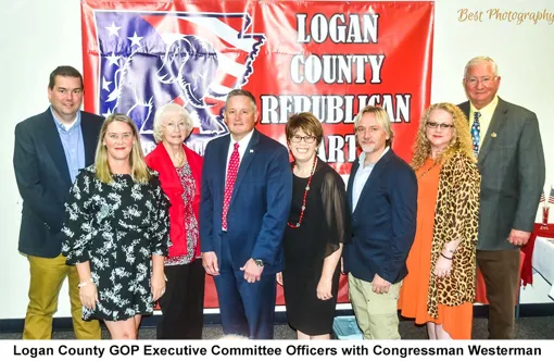 Logan County GOP Executive Committee with Congressman Bruce Westerman
