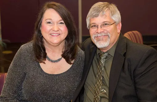picture of Aaron Brewer and his wife Brenda